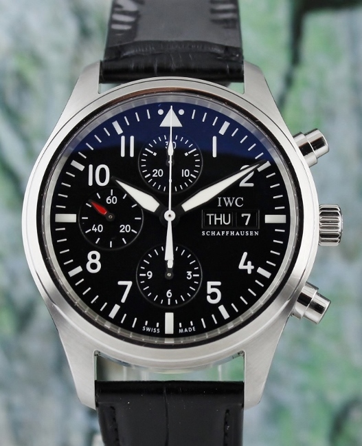 (image for) IWC STAINLESS STEEL FLIEGER CHRONOGRAPH CHRONOGRAPH WATCH / IW371701